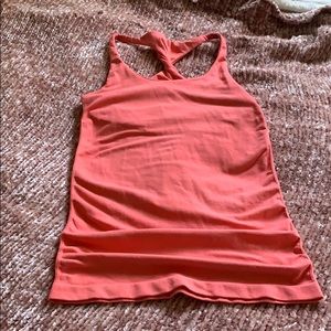 Bebe tank top/ work out top coral